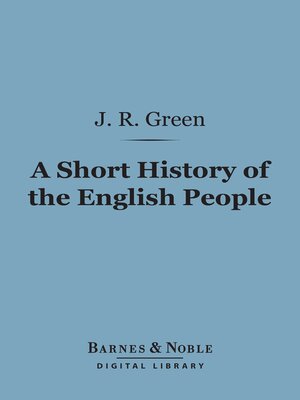 cover image of A Short History of the English People (Barnes & Noble Digital Library)